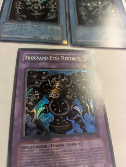 Thousand-Eyes Restrict and 2 Relinquished Card Lot Yu Gi Oh 2 Limited Edition - Image 5