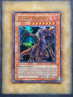 Yugioh Tyrant Dragon LOD-034 Ultra Rare HP - Image 1