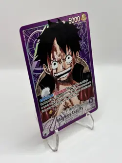 One Piece CCG Monkey.D.Luffy OP05-060 Alt Art Leader - English - NM+ - Image 2