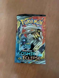 Pokemon Trading Card Game Sun & Moon Cosmic Eclipse Booster Pack - Image 1