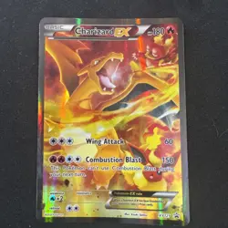 Pokemon TCG Charizard EX Dragon Promo Card LP - Image 1