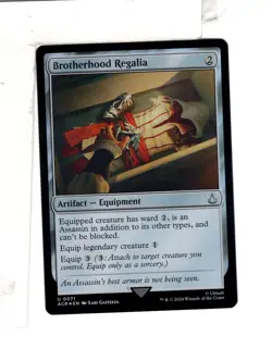 MTG SkeenAB Brotherhood Regalia FOIL from ACR. NM. - Image 1