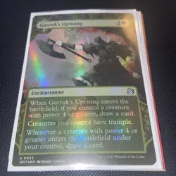 MTG Garruk's Uprising FOIL Wilds of Eldraine Enchanting Tales WOE 0053 NM - Image 1