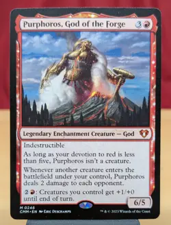 Purphoros, God of the Forge #0246 - Commander Masters -Near Mint - Image 1