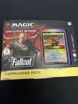 Magic The Gathering MTG Universes Beyond Fallout Commander Deck Hail Caesar - Image 1