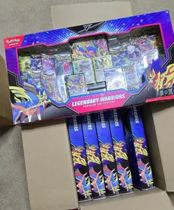 6 x Pokemon TCG Legendary Warriors Premium Collection - NEW Sealed Lot Set Case - Image 1