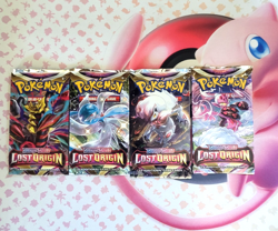 Pokemon Lost Origin Booster Packs Complete Art Set (4 Packs) FACTORY SEALED - Image 1