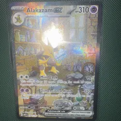 Pokemon Alakazam ex Scarlet & Violet 151 Special Illustration Rare Full Art Holo - Image 2