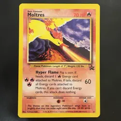 Pokemon Vintage WotC Promo Moltres #21 Black Star - Image 1