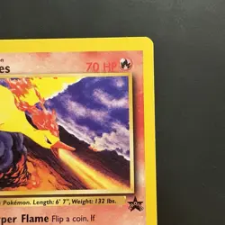 Pokemon Vintage WotC Promo Moltres #21 Black Star - Image 3
