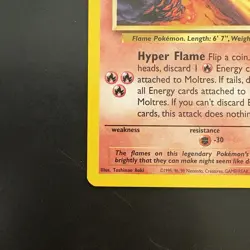 Pokemon Vintage WotC Promo Moltres #21 Black Star - Image 5
