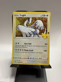 Pokemon TCG Lugia Celebrations: 25th Anniversary 022/025 Holo Rare LP - Image 1