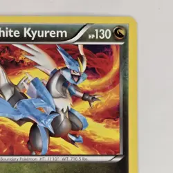 White Kyurem 102/149 Rare BW Boundaries Crossed LP Pokemon - Image 3