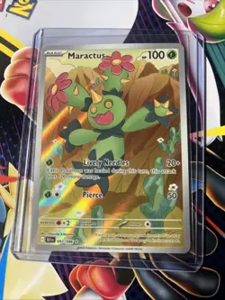 Maractus 093/086 NM Illustration Rare Pokemon Black Bolt White Flare SV10.5 ENG - Image 1