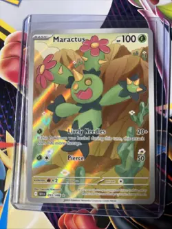 Maractus 093/086 NM Illustration Rare Pokemon Black Bolt White Flare SV10.5 ENG - Image 2