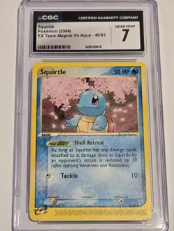 Squirtle Pokemon 2004 (EX Team Magma Vs Aqua) 46/95 CGC 7 - Image 1