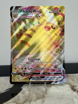 Pokemon TCG Pikachu Promo VMAX Sword & Shield Jumbo - Image 1