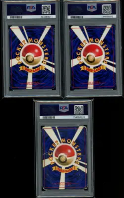 PSA 1 Sequential Vaporeon, Jolteon, Flareon Holo Japanese Jungle Pokemon 1997 PR - Image 2