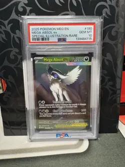2025 Pokemon Mega Evolution Mega Absol EX Special Illustration Rare PSA 10 - Image 1
