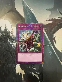 Yugioh Dimensional Prison Platinum Secret Rare RA04 - Image 1