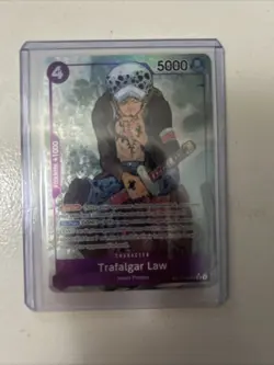 One Piece TCG Trafalgar Law ST10-010 TR Treasure Super Rare Card 500 Years - Image 1