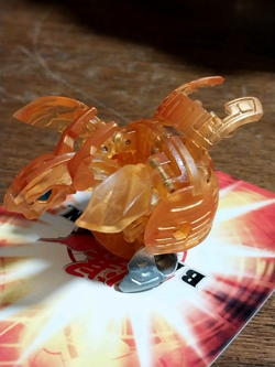 Translucent~Baku Mutant~Bakugan Brawler! 750G~w/card Mint Condition! - Image 1