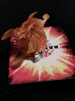 Translucent~Baku Mutant~Bakugan Brawler! 750G~w/card Mint Condition! - Image 2