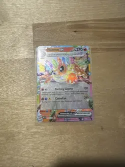 Pokemon TCG Flareon EX Prismatic Evolutions Double Rare Holo Card 014/131 NM - Image 1