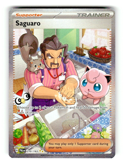 Pokemon Paldea Evolved Card Saguaro 270/193 Special Illustration Rare - Image 1