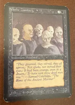 Magic the Gathering Alpha Cards (3 Black Cards) Excellent Condition Limited MTG - Image 1