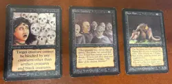 Magic the Gathering Alpha Cards (3 Black Cards) Excellent Condition Limited MTG - Image 4
