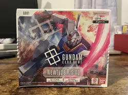 GD01 Booster Box Gundam Card Game Newtype Rising English Sealed - Image 1