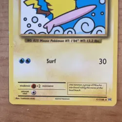 Pokemon TCG Surfing Pikachu XY Evolutions Card 111/108 Secret Rare - LP - Image 4
