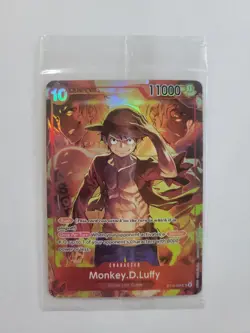 Luffy ST10-006 Treasure Booster Promo Card - SEALED One Piece TCG - Image 1