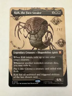 Magic the Gathering #322 Koh, the Face Stealer - Avatar Extended Art - Image 1