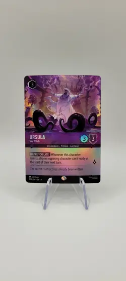 Disney Lorcana TCG: Ursula Sea Witch 208/204 - Epic Holo Foil-Fabled NM - Image 1