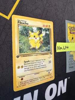 Pokemon Card Pikachu Jungle 1st Edition WOTC Vintage 60/64 302 💎NM LP +💎 - Image 2
