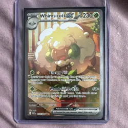 Pokemon Whimsicott EX Special Illustration Rare Full Art Holo SV11W Card 230 HP - Image 1