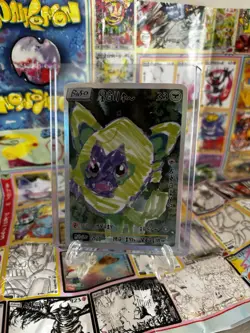DAVID CHOE - CHOEYMON POKEMON MUNKOMON Single Card Rare LEAFEON card#33 - Image 1