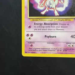 Pokemon Vintage Promo Mewtwo #3 WotC Black Star Kid’s WB Movie Promo Card - Image 5