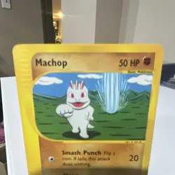 Pokemon Machop Skyridge Common 74/144 Regular 50 HP English TCG Card 2003 - Image 3