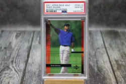 Tiger Woods Best Rookie of the Year Card # PSA 10 2001 Upper Deck Golf - Image 4