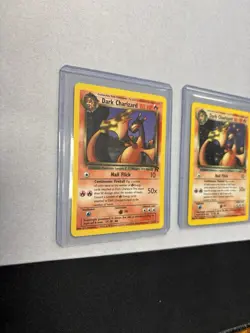 Dark Charizard Holo Unlimited Foil and No Holo No.006 Pokemon Card - Image 1