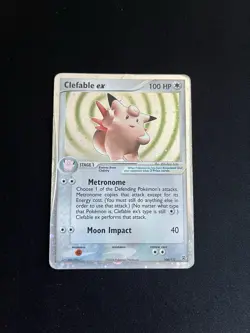 Clefable ex 106/112 PL Holo Rare Vintage Pokemon Cards Ultra Rare - Image 1