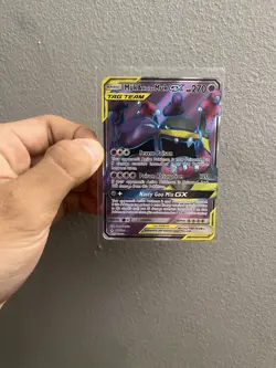 Pokemon TCG Muk & Alolan Muk GX (Full Art) 196/214 Sm-Unbroken Bonds Holo NM - Image 1