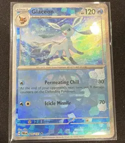 Pokemon Glaceon Master Ball Holo Ultra Rare 25/131 Mint From SvPrismatic Evo Set - Image 1
