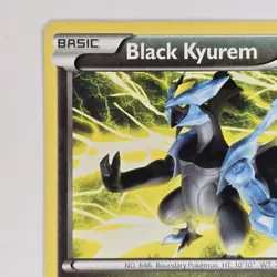 Black Kyurem 100/149 Rare BW Boundaries Crossed MP Pokemon - Image 2