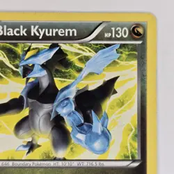 Black Kyurem 100/149 Rare BW Boundaries Crossed MP Pokemon - Image 3