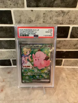 2025 Pokemon JPN SV9-Battle Partners #126 Lillie’s Clefairy EX PSA 10 - Image 1