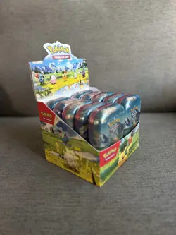 Pokemon Ascended Heroes Mini Tin Display -10 Sealed Booster Tins- Open Display - Image 2